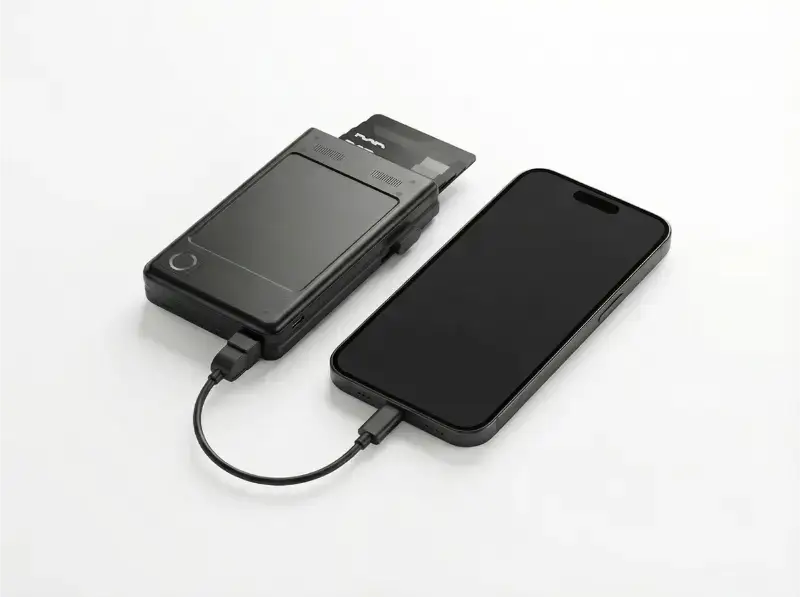 Memorii 3-in-1 Card Holder + Powerbank
