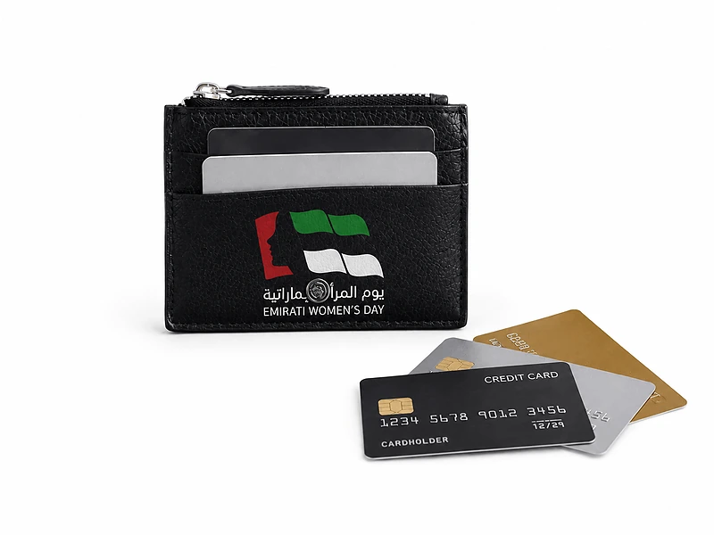 Cross Zip Card Holder in UAE