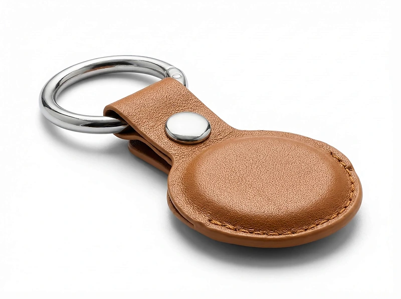 Santhome PU Keychain with Santhome Tag Pocket