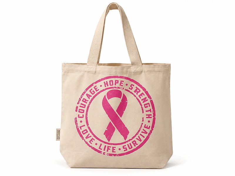 Breast Cancer Awareness Recycled Tote Bag in UAE