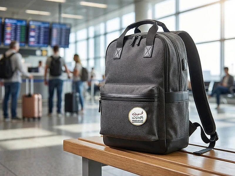 Proud of UAE-Round Magnetic Badge