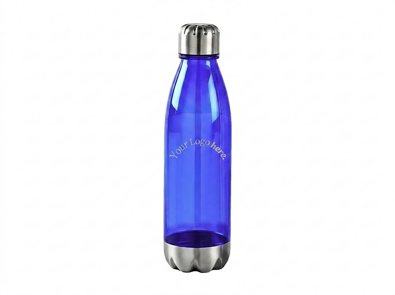 Water Bottle with Stainless Steel Cap & Base