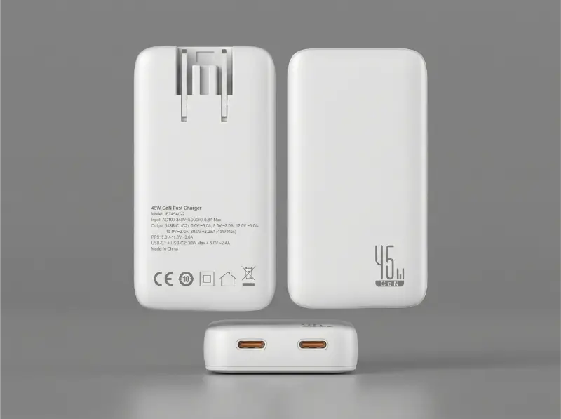 Compact Dual USB-C Fast Charger In UAE