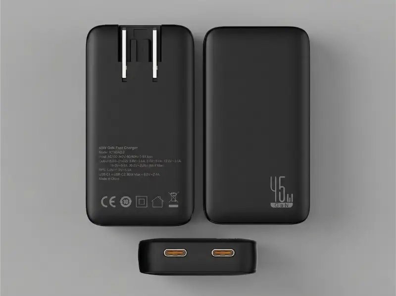 Compact Dual USB-C Fast Charger In UAE