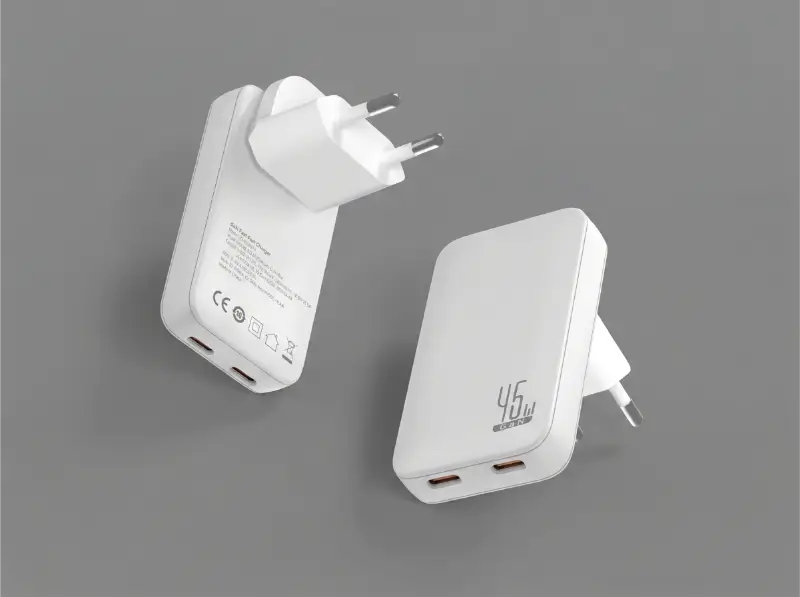 Compact Dual USB-C Fast Charger In UAE