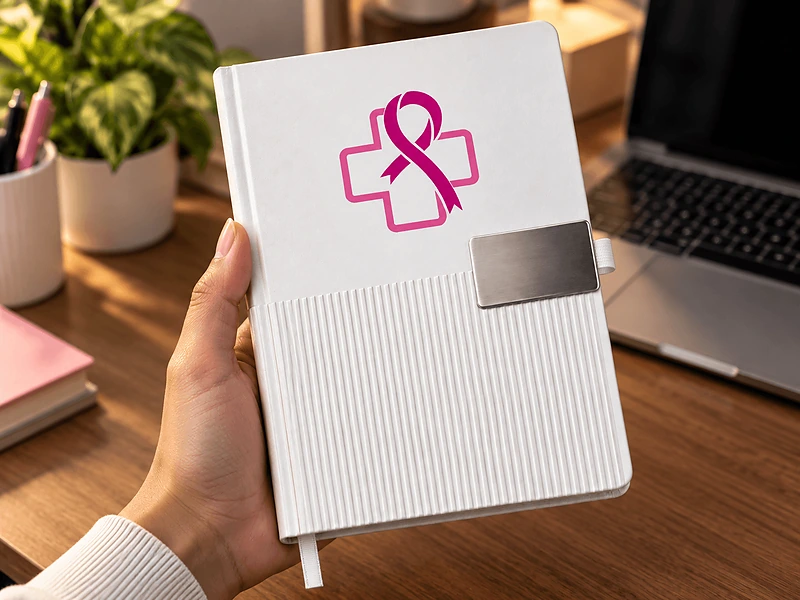 Breast Cancer Awareness A5 Hard Cover Notebook in UAE
