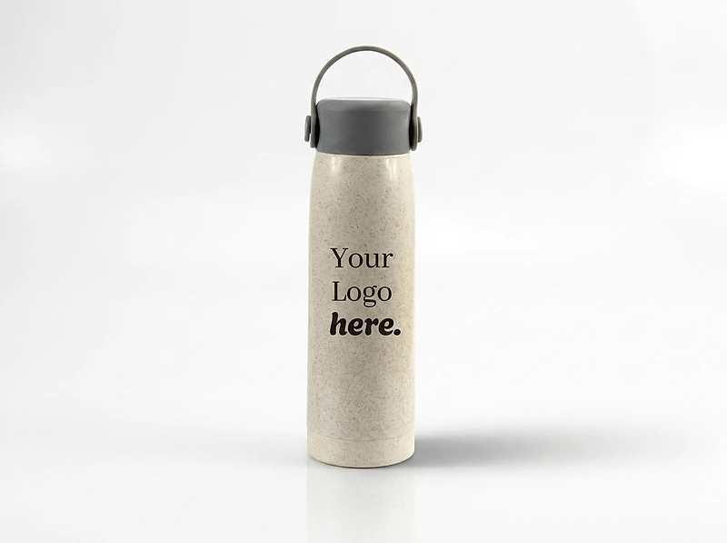 Eco-neutral Wheat Straw Glass Bottle