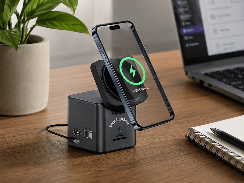 All-in-One USB-C Hub with 15W MagSafe Wireless Charging