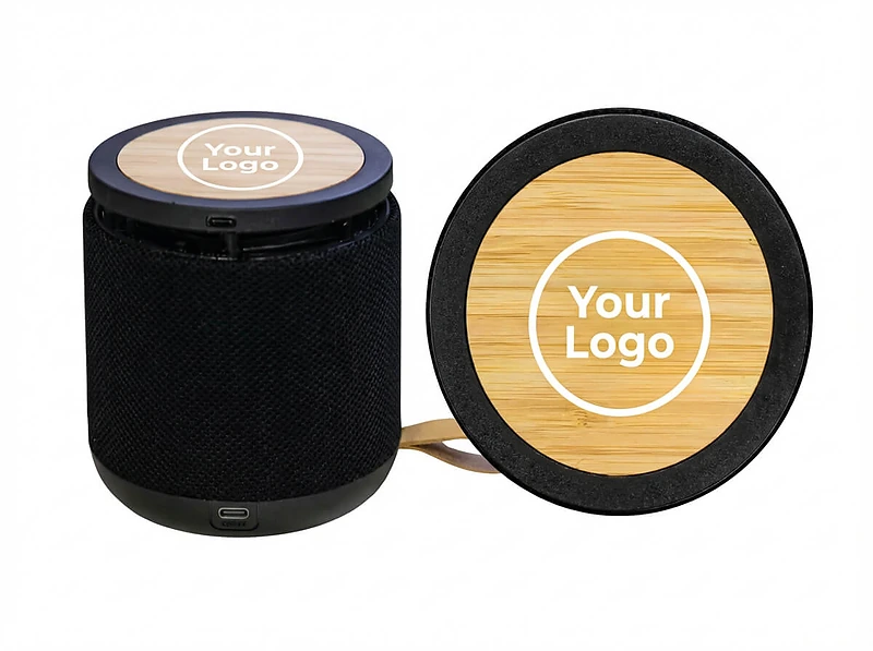 Bamboo Bluetooth Speaker and Wireless Charger