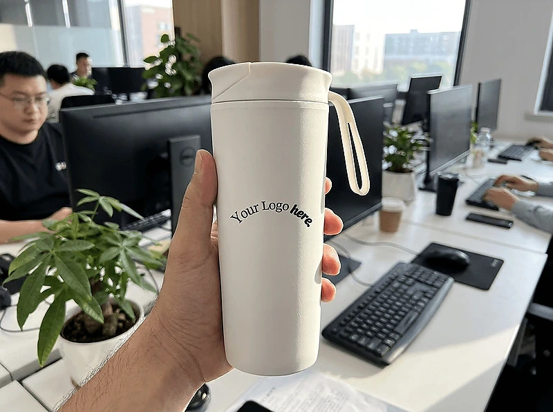 كوب هانز لارسن مانع للانسكاب مزود بقاعدة شفط، سعة 470 مل