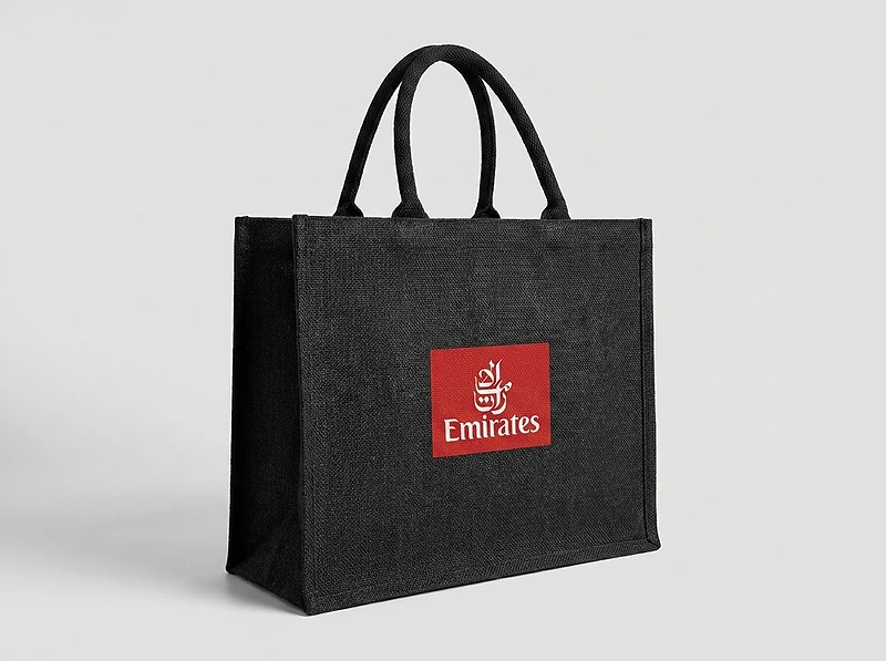 Laminated Jute Tote Bag