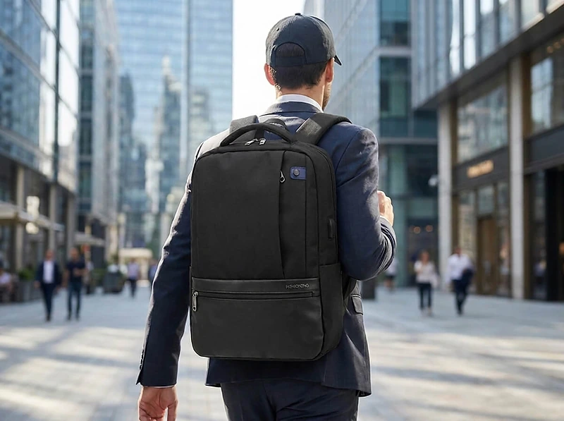 حقيبة ظهر للكمبيوتر المحمول للأعمال من TechCharge