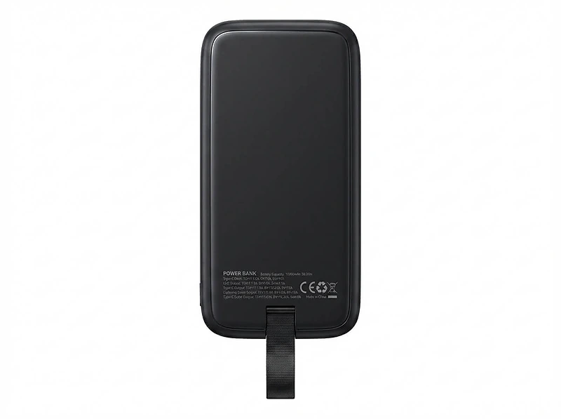 10,000mAh Power Bank with Light-Up Logo & Cable
