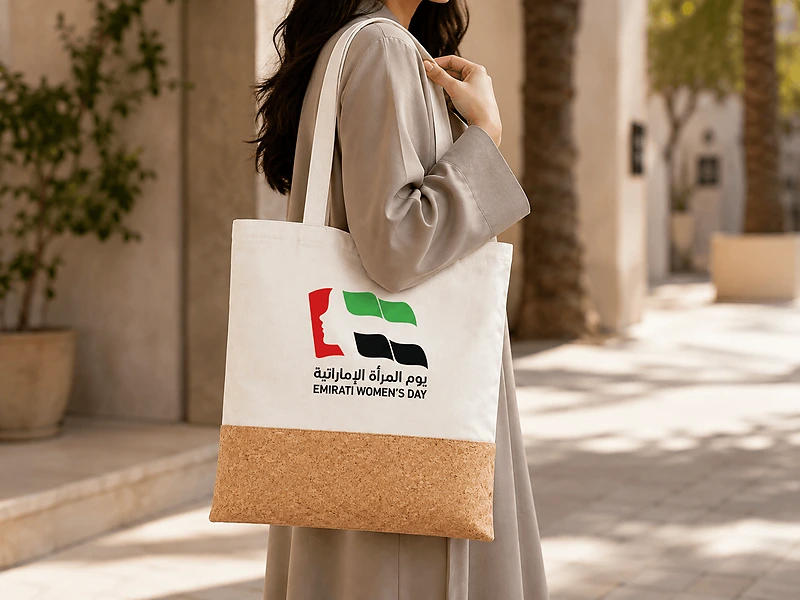 Cotton/Cork Shopping Bag in UAE