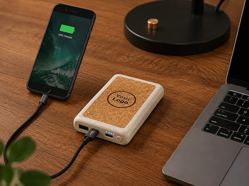 Cork & Wheat Straw Powerbank