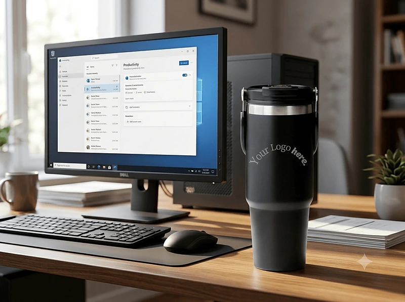 Tumbler with Handle and Sipper