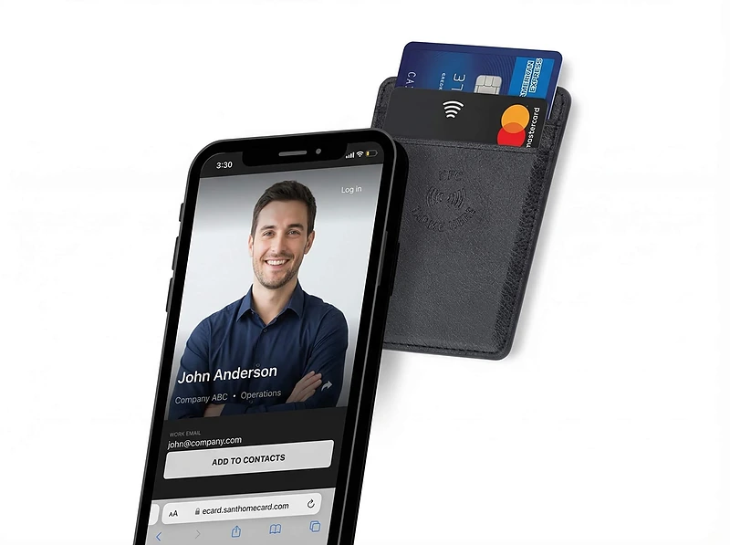 MagSafe Cardholder with NFC Digital Business Card