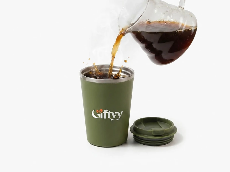 Insulated Bottle With Bamboo Cap