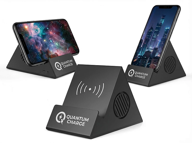Light-up Logo Bluetooth Speaker & 5W Wireless Charger