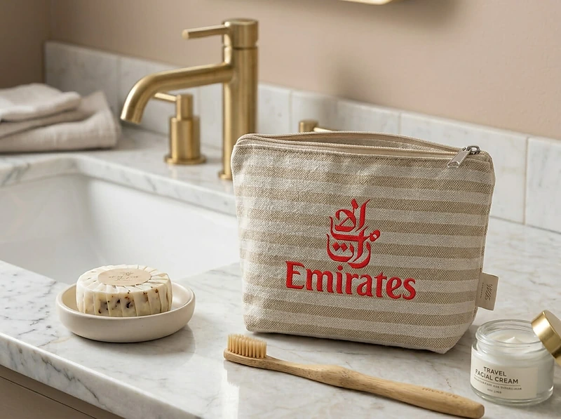 Cotton Toiletry Pouch
