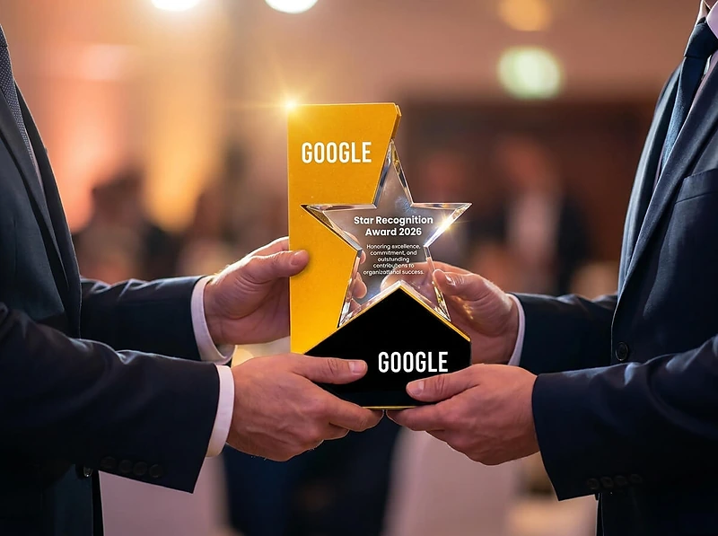 Award Trophy Star Shape