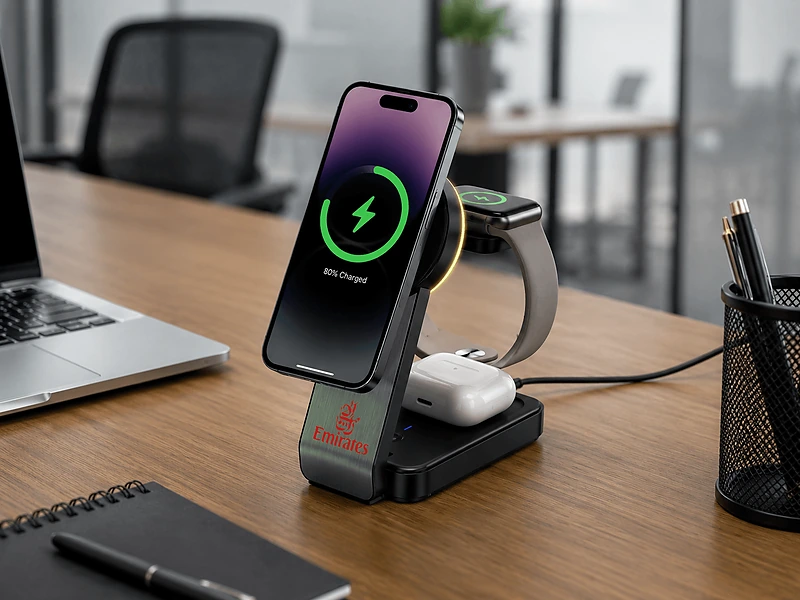Memorii 3 in 1 Wireless Fast Charging