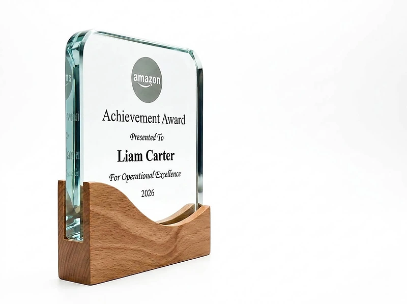 Square Crystal Award