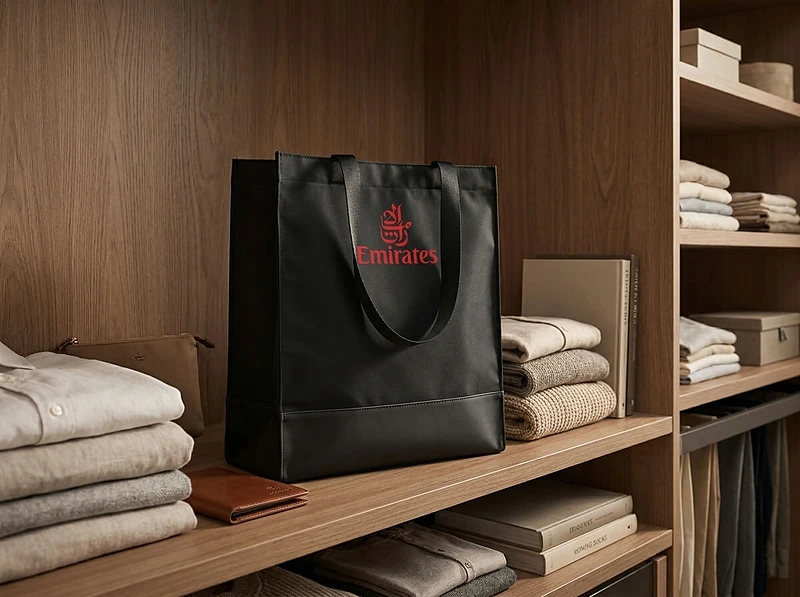 Large-Capacity Tote Bag with Reinforced PU Bottom