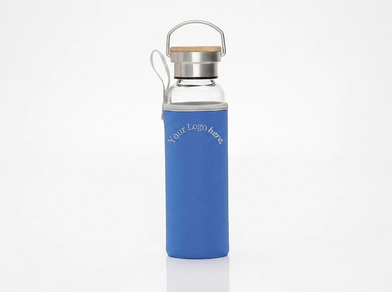 Hans Larsen Borosilicate Glass Bottle with Neo Sleeve