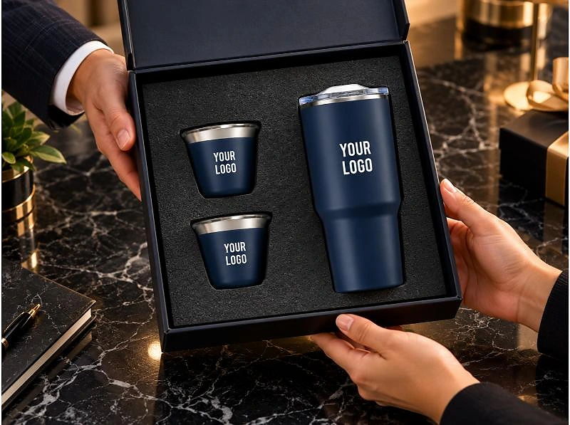 Trio Drinkware Gift Set – 3-Piece Stainless Steel Drinkware Set in UAE