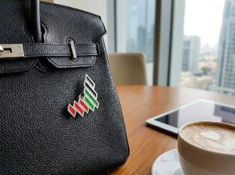 UAE Flag Geometric Lapel Pin