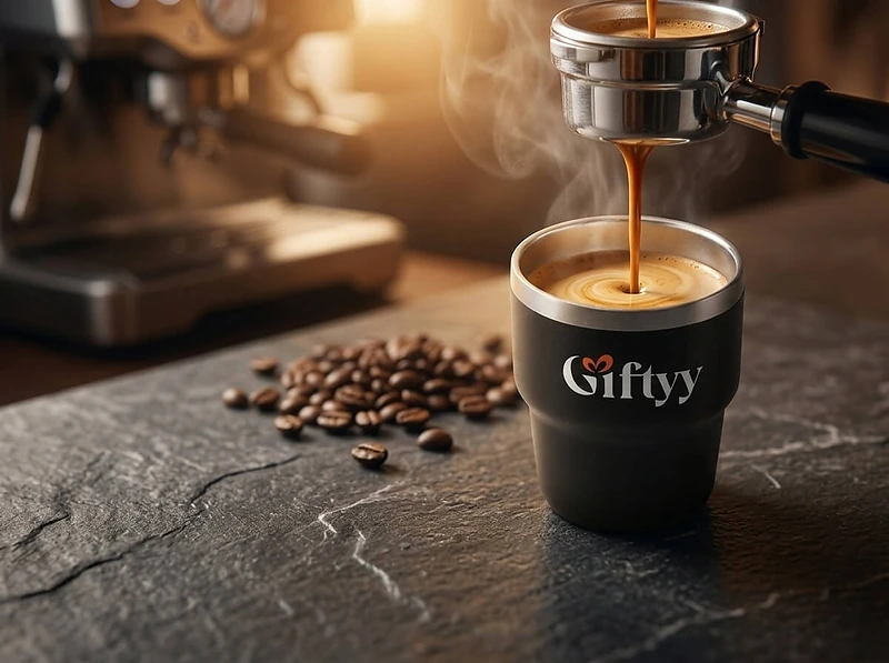 80ml Double-Wall Stainless Steel Espresso Cups