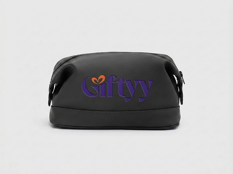 Nubuck PU Travel Wash Bag