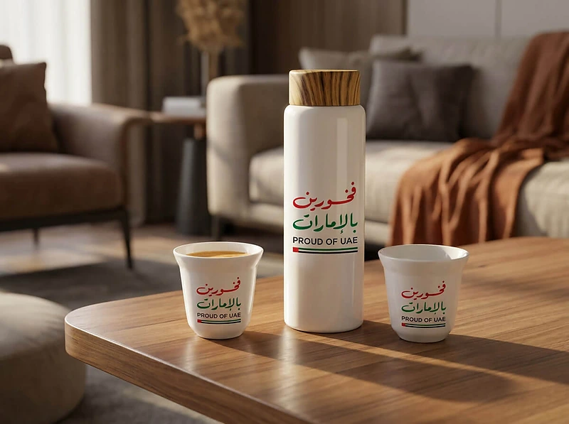 Proud of UAE Thermos & Cup Gift Set