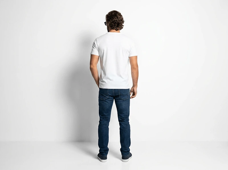 Nextt Level Bio-Washed Round Neck T-Shirt for Men