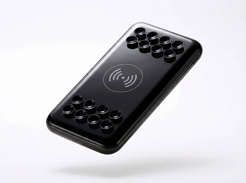 Wireless Power Bank 10000 mAh with Suction Cups