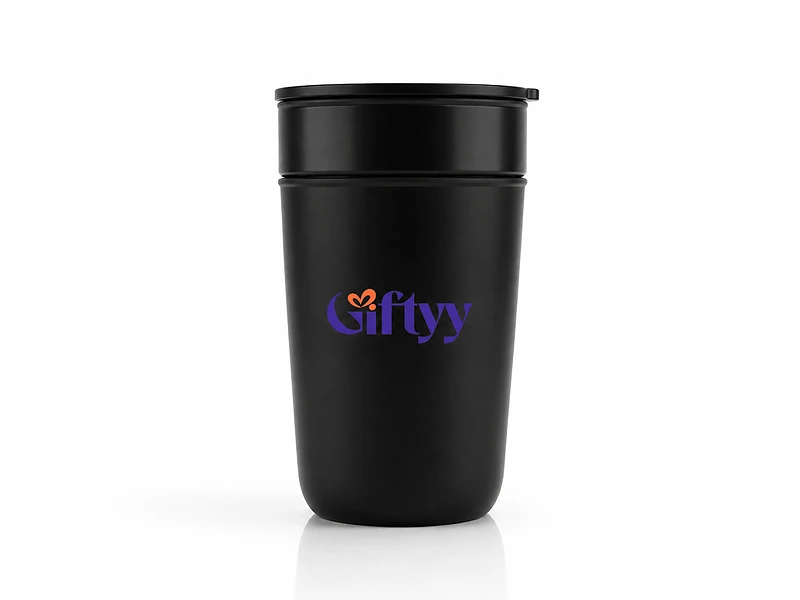 Premium Ceramic Tumbler With Recycled Protective Sleeve