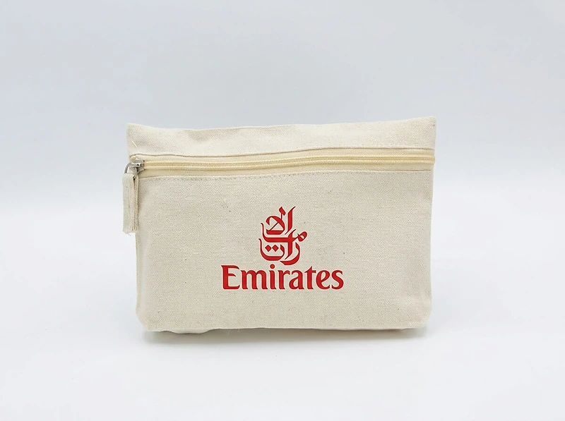 Cotton Pouch With Zipper
