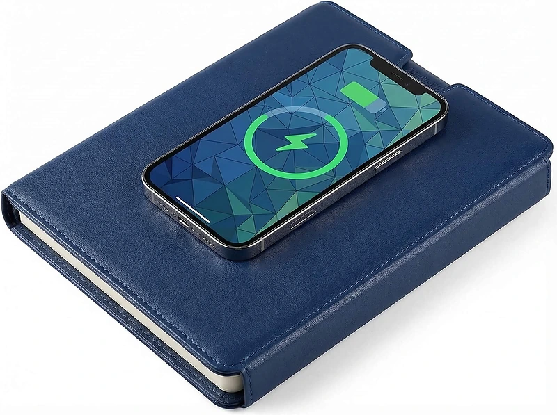 A5 Notebook with 3-in-1 MagSafe Power Bank
