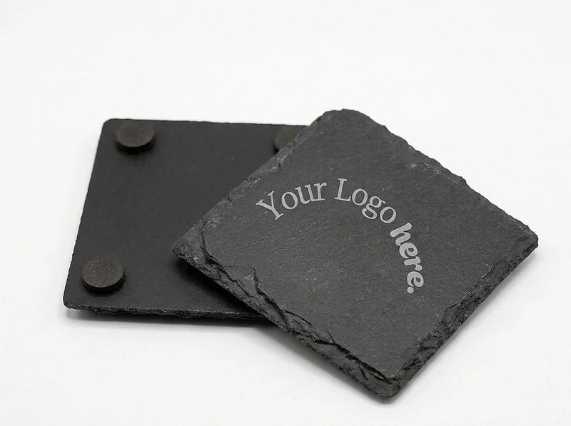 Black Slate Coaster