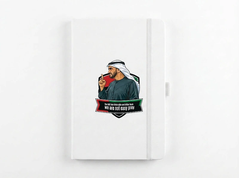 Proud of UAE Premium White Notebook