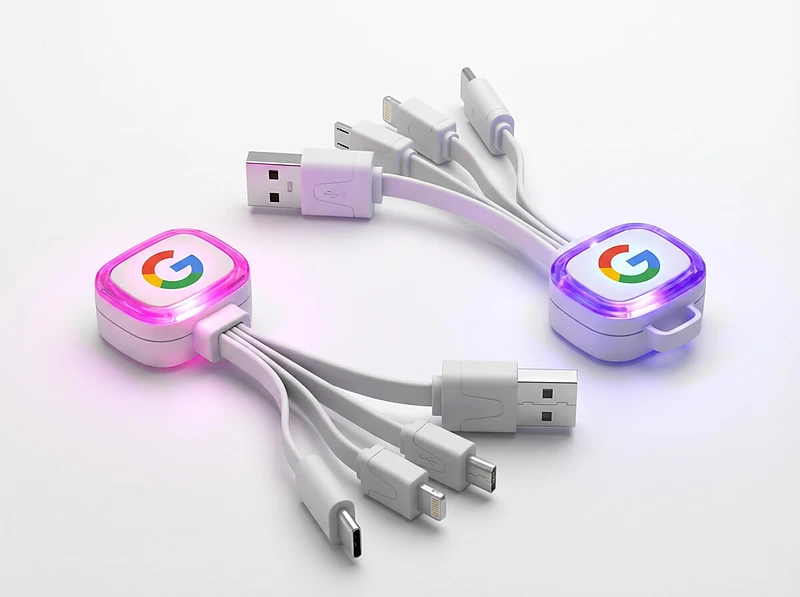 3-in-1 Fast Charging Cable with Phone Stand