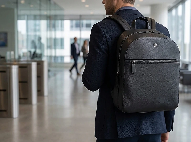 CROSS Luxury Leather Business Backpack