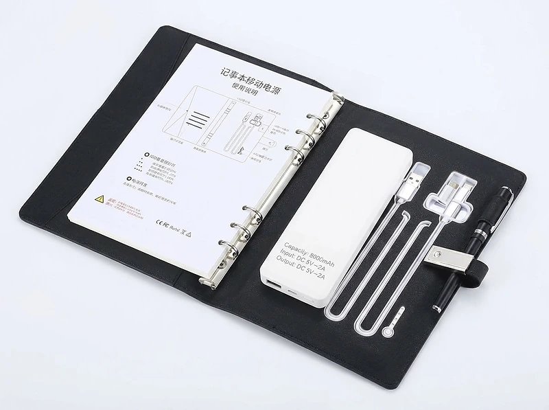 Executive Portfolio Powerbank with Wireless Charging Technology