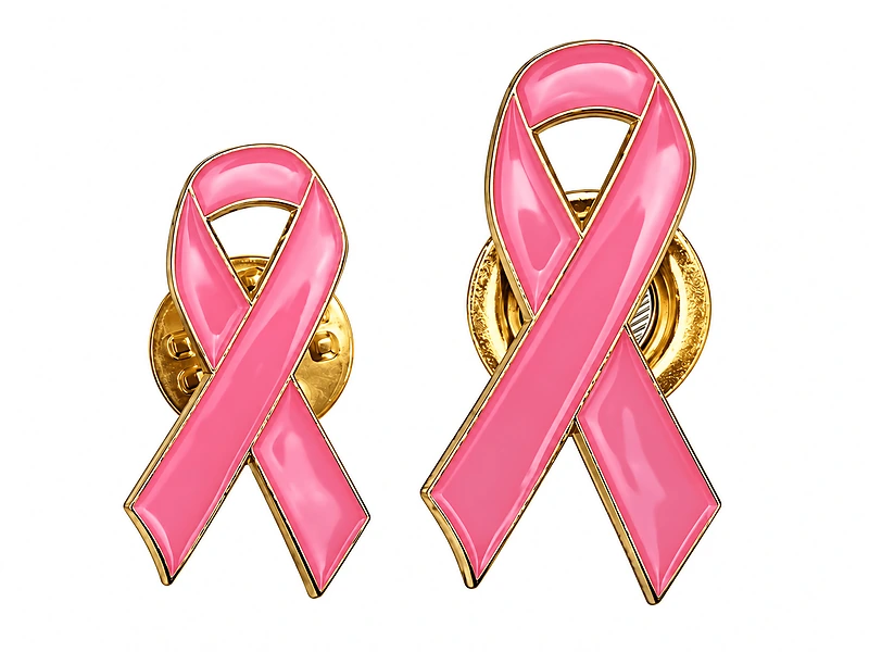 Breast Cancer Awareness Badges with Pin / Gold Mag in UAE