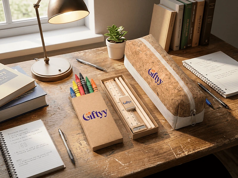 Natural Kraft & Cork Creative Set