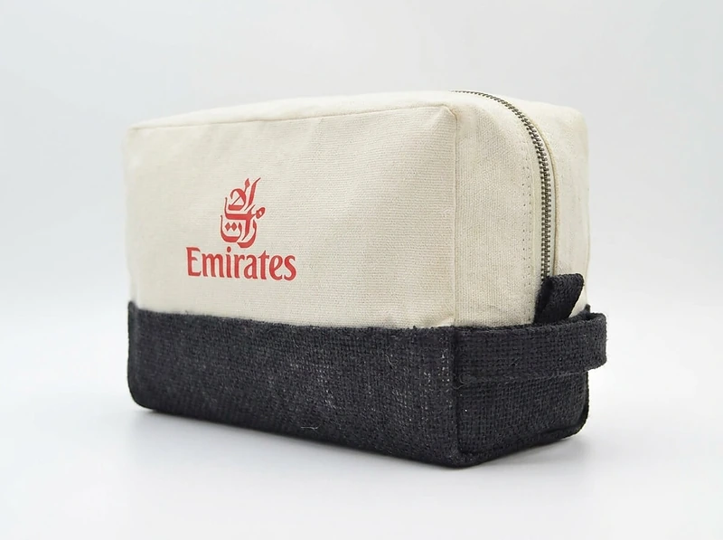 Jute Pouch With Canvas