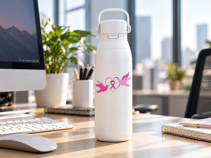 Breast Cancer Awareness Vacuum Bottle 750ml in UAE