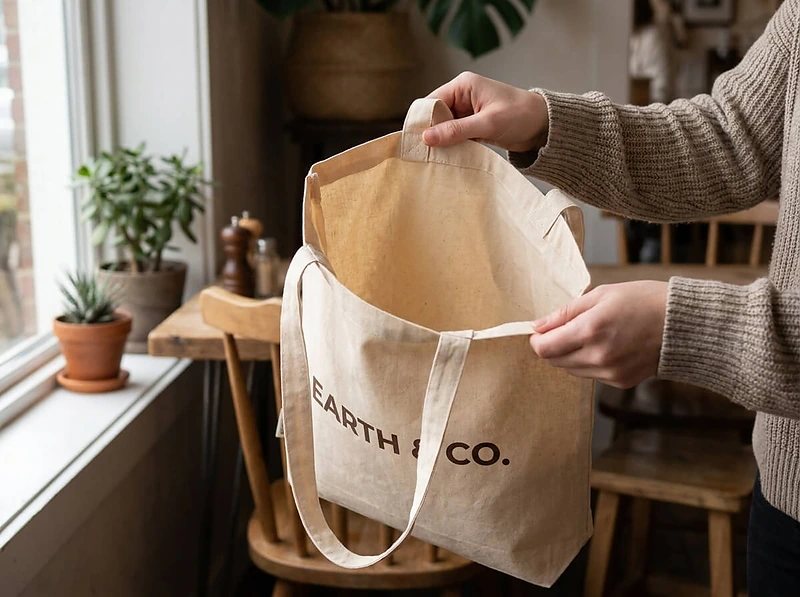 GRS-Certified Recycled Cotton Tote Bag