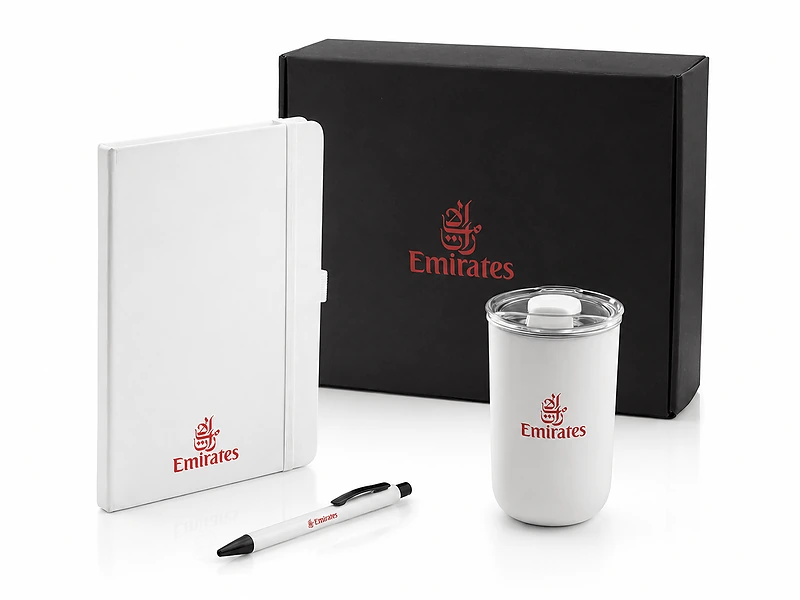 Giftology Set of Tumbler, A5 Notebook and Pen